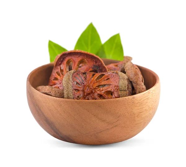 stock image dried bale fruit tea on white background