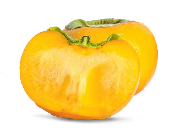 Persimmon izolált fehér alapon — Stock Fotó