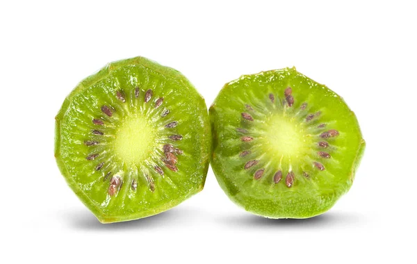 Mini Owoce kiwi na białym tle — Zdjęcie stockowe