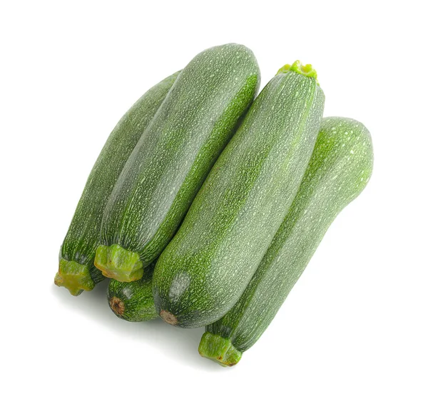 Verse courgette geïsoleerd op wit (komkommer) — Stockfoto