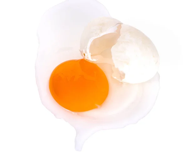 Αυγό Πάπιας Απομονωμένο Λευκό Φόντο — Φωτογραφία Αρχείου