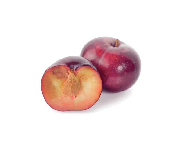Körsbär Frukt Isolerad Vit Bakgrund — Stockfoto