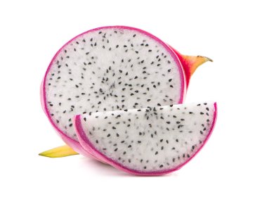 Ejderha meyvesi beyaz arka planda izole edilmiş