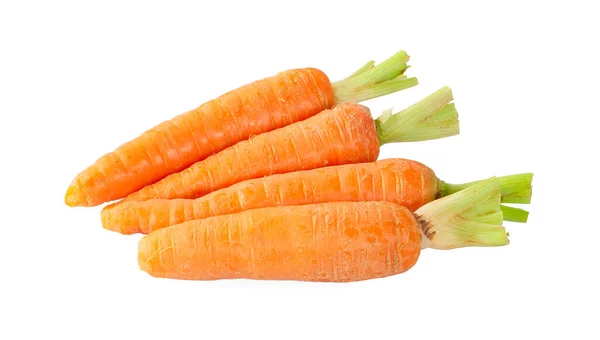 Carottes Légume Isolé Sur Fond Blanc — Photo