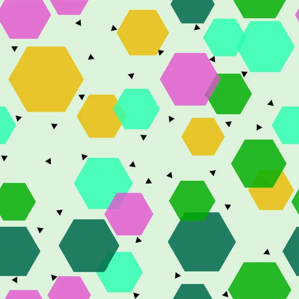 Diseño geométrico abstracto patrón de impresión — Vector de stock