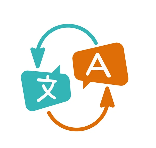 Çeviri simge vektör.