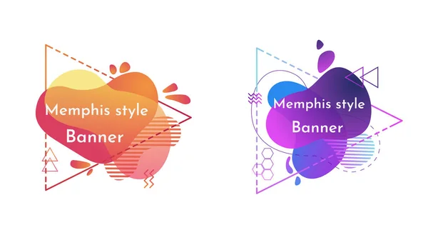 Soyut modern grafik öğeleri kümesi.