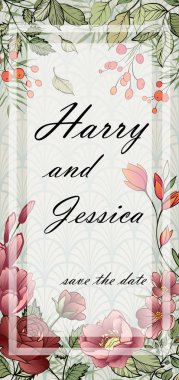 Yaz desen arka plan. bitki kartı 