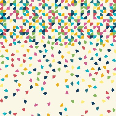 Soyut dikişsiz geometrik desen