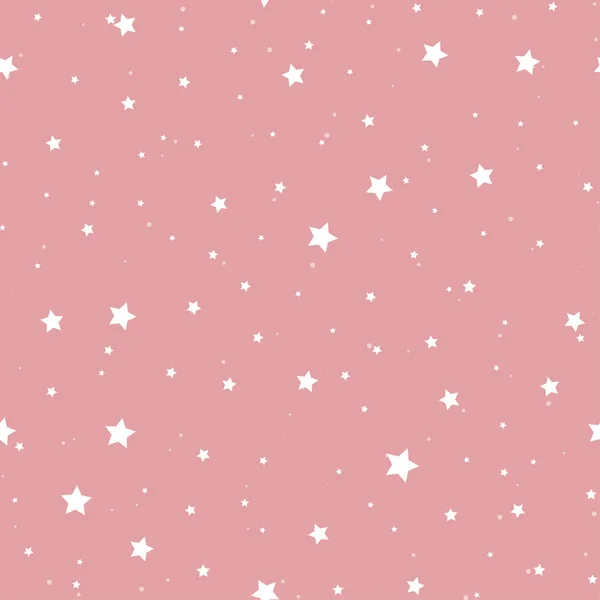 Soyut seamless modeli. yıldız pembe üzerinde 