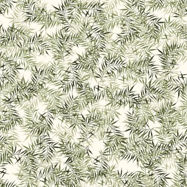 Seamless modeli. Yeşil yaprakları