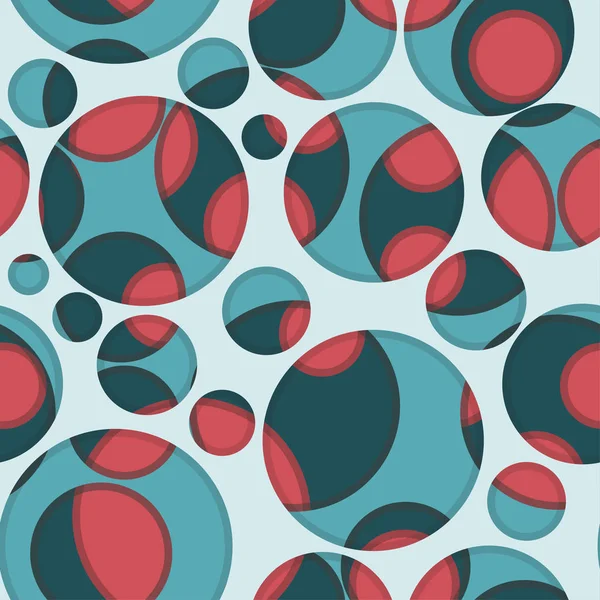 Cercle motif sans couture — Image vectorielle