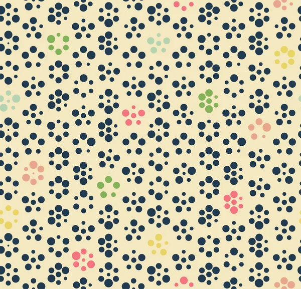 Motif sans couture, géométrique, cercle — Image vectorielle