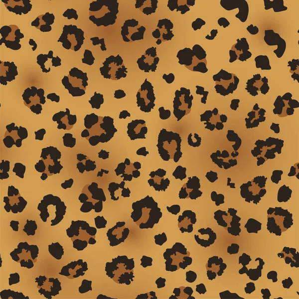 Disegno modello leopardo. vettore sfondo senza soluzione di continuità — Vettoriale Stock