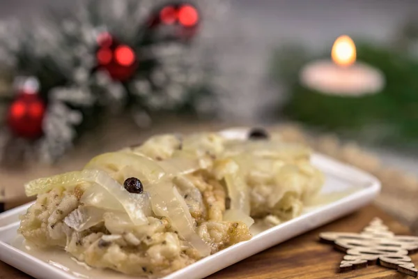 Traditional Christmas Dish Fish Vinegar — Stock Photo, Image