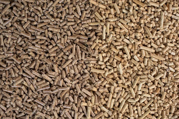 Wooden Biomass Formed Pellets — Stock Photo, Image