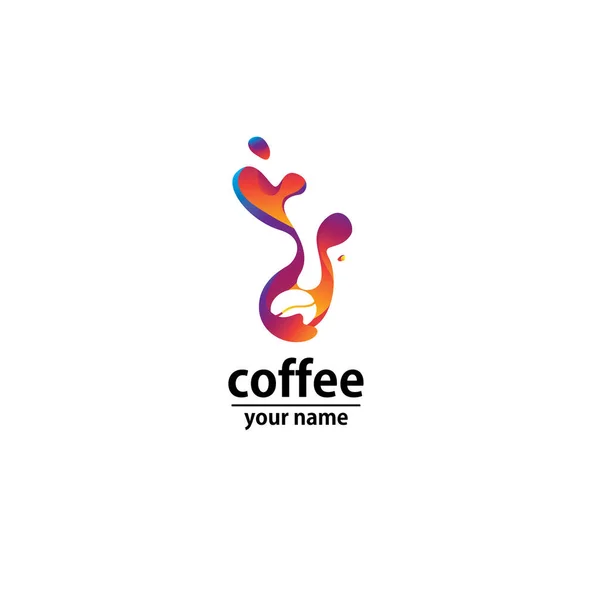 Logotipo Café Café Copo Ícone — Vetor de Stock