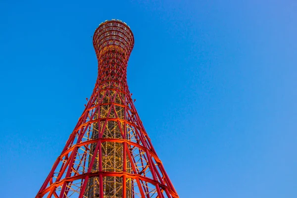 Kobe Giappone Marzo 2018 Kobe Port Tower Una Torre Reticolare — Foto Stock