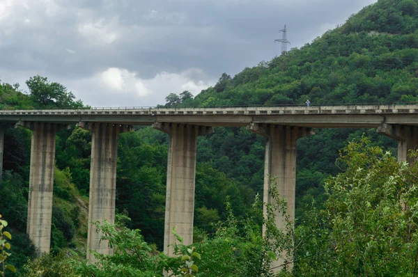 Pont Est Haut Dans Les Montagnes — Photo