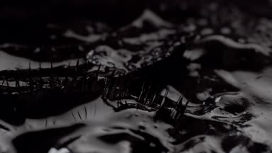 Bu sıvı taşıma siyah sıvı doku ve rimel fırçası