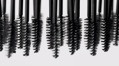 maskara fırçalar makro beyaz