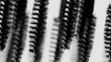 maskara fırçalar makro beyaz