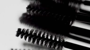 maskara fırçalar makro beyaz