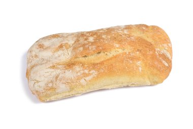  ekmek beyaz arkaplanda izole edildi