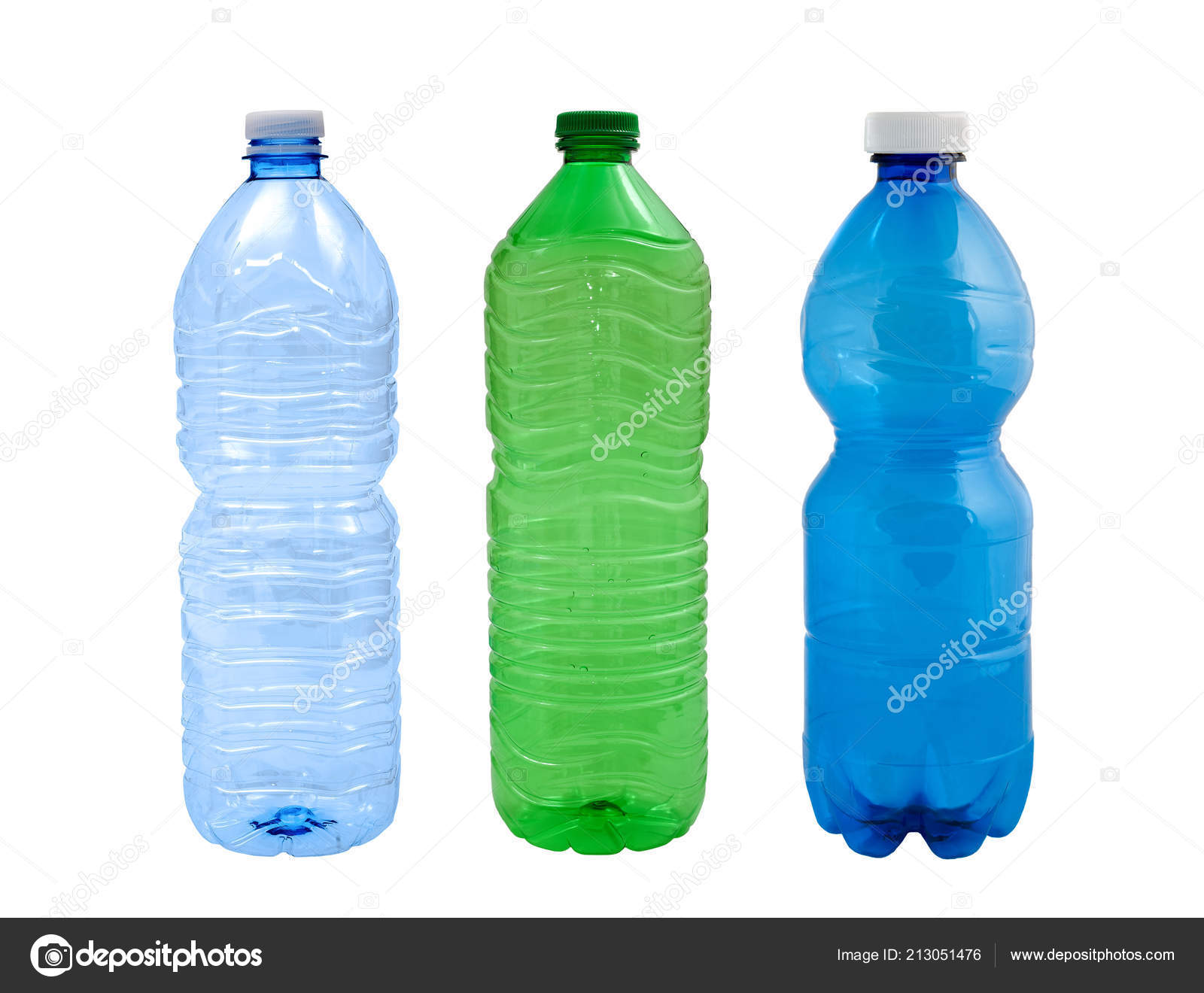 Fotos de Botellas Plástico Aisladas Sobre Fondo Blanco