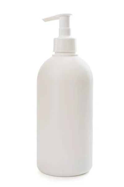 白い背景に分離されたプラスチック製のソープディッシュ コンテナー — ストック写真