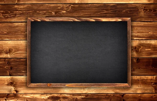 Blackboard Wood Background — Stock Photo, Image