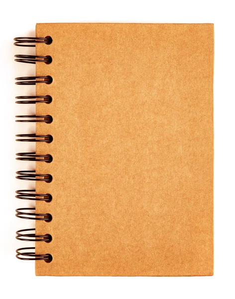 Old Note Book White Background — Stock Photo, Image