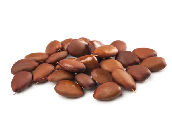 Carobs Beans Isolated White Background — Stock Photo, Image