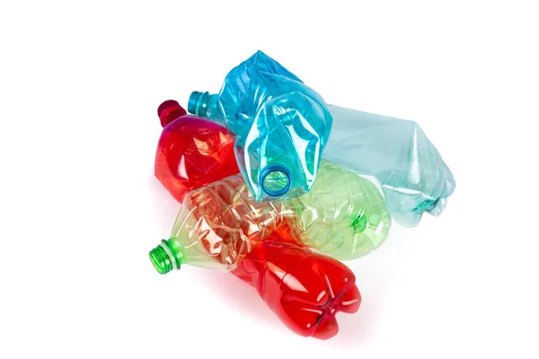 Bottiglie di plastica — Foto Stock