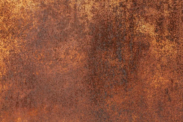 Rusty Amarelo Vermelho Texturizado Superfície Metálica Textura Chapa Metálica Propensa — Fotografia de Stock