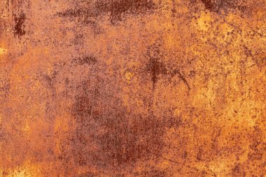 Grunge paslanmış metal dokusu. Paslanmış aşınma ve oksitlenmiş arka plan. Yıpranmış metalik demir panel.