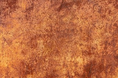 Grunge paslanmış metal dokusu. Paslanmış aşınma ve oksitlenmiş arka plan. Yıpranmış metalik demir panel.