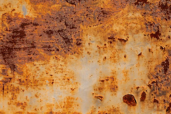 Abstraktní Zrezivělé Barevné Kovové Pozadí Rezavá Kovová Textura Loupání Barvy — Stock fotografie