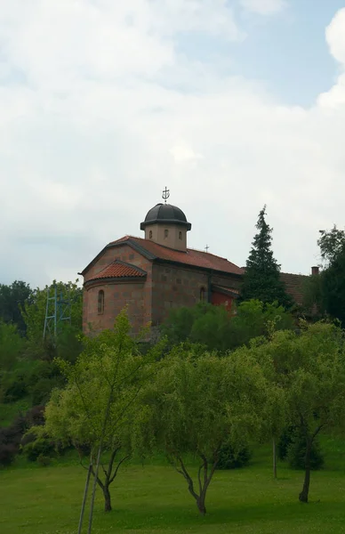 Церковь Святого Николая 1925 1932 Жичском Монастыре Сербия — стоковое фото