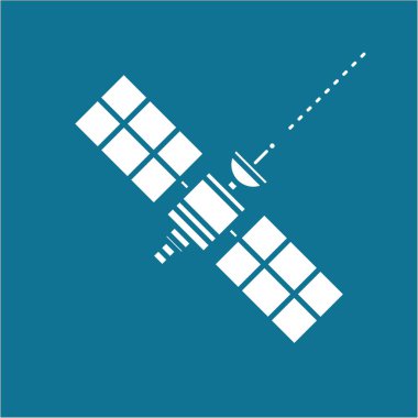 uzay uydusu sadece vektör illüstrasyon   