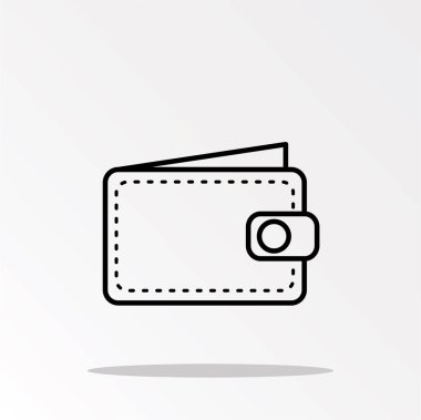 cüzdan sadece vektör illüstrasyon 
