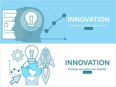 İş web tema, renk vektör çizim