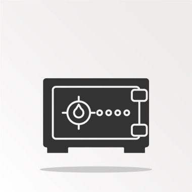 güvenli kutu sadece vektör illüstrasyon  