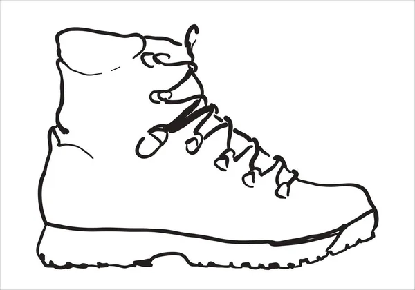Ayakkabı Simge Renk Vektör Çizim — Stok Vektör