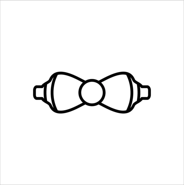 Tie Bow Einfach Vektor Illustration — Stockvektor