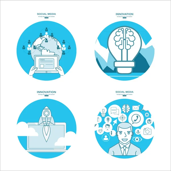 Tema Conceito Análise Negócios Ilustração Vetorial —  Vetores de Stock