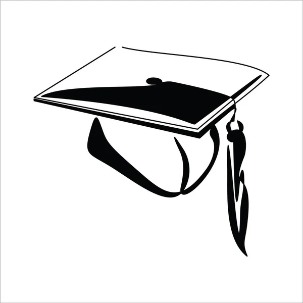 graduate hat simply vector illustration