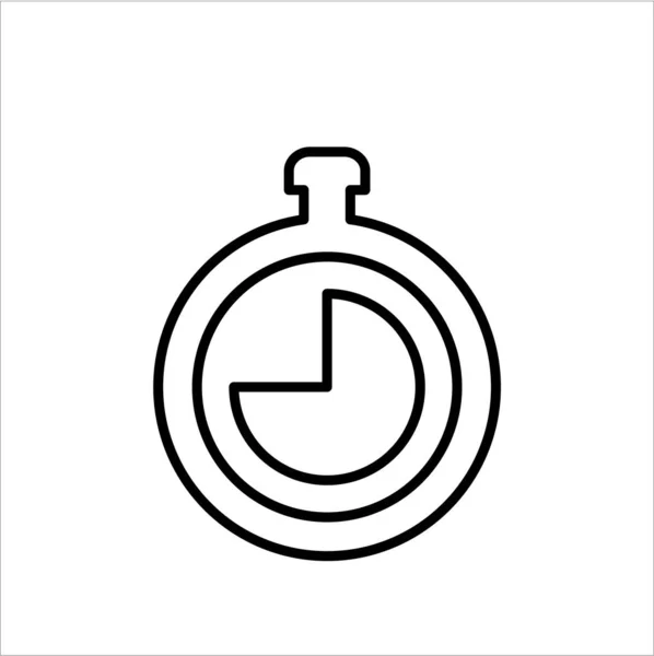 Timer Einfach Vektorillustration — Stockvektor