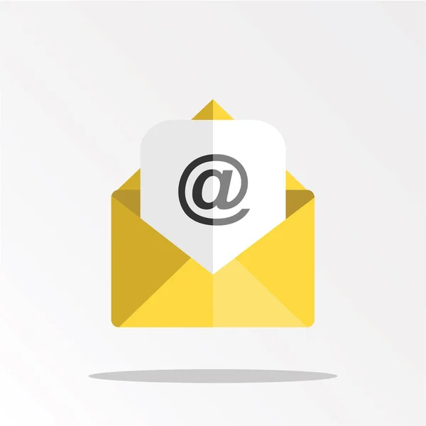 Mail Icona Semplicemente Vettoriale Illustrazione — Vettoriale Stock