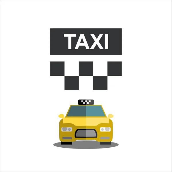 Такси Просто Векторная Иллюстрация — стоковый вектор